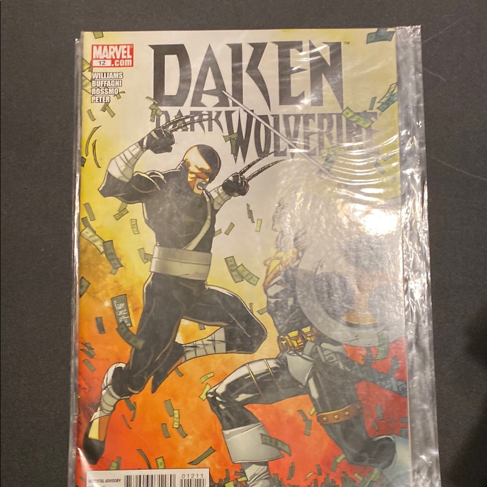 Marvel Daken Dark Wolverine Comic with Red and Black Cover